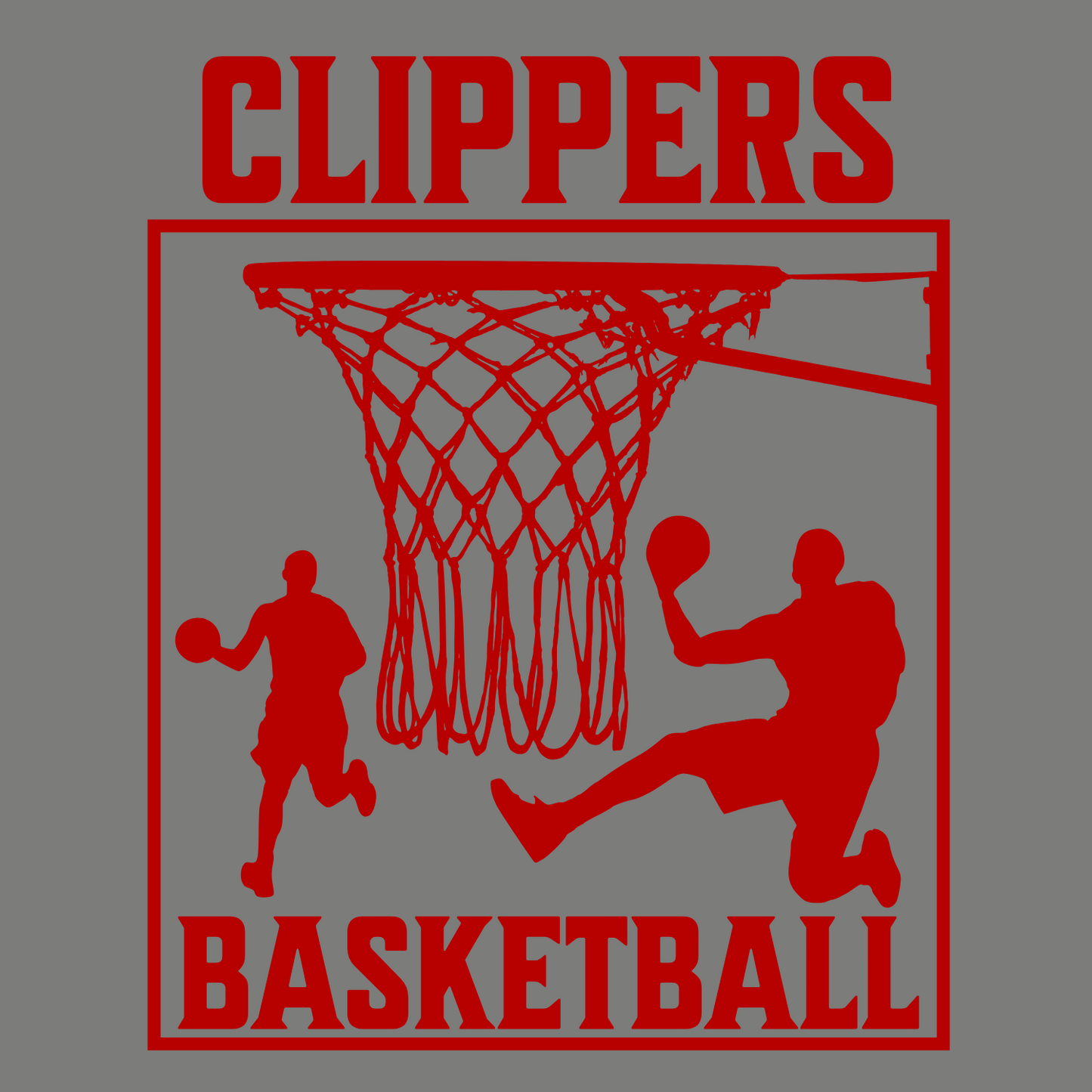 Columbiana Clippers Basketball PC55 Port & Company® Core Blend Tee 8