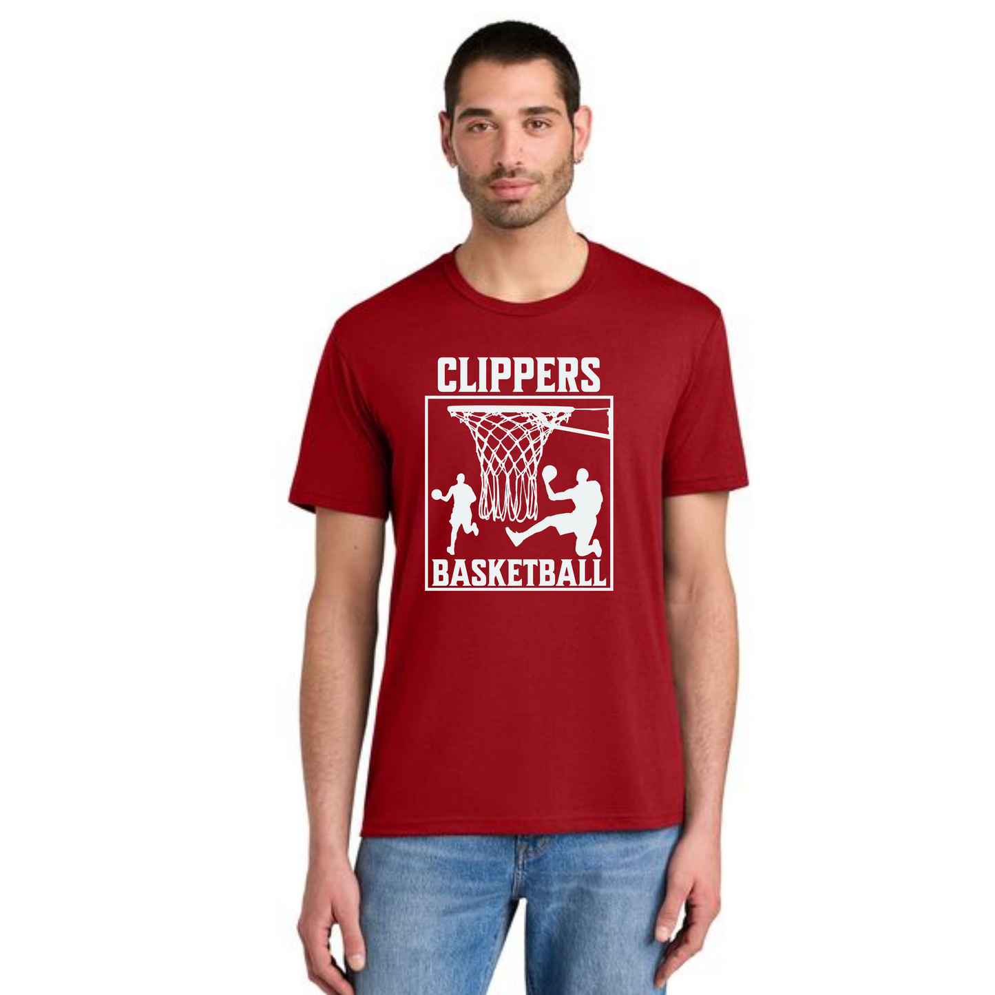 Columbiana Clippers Basketball PC55 Port & Company® Core Blend Tee 8
