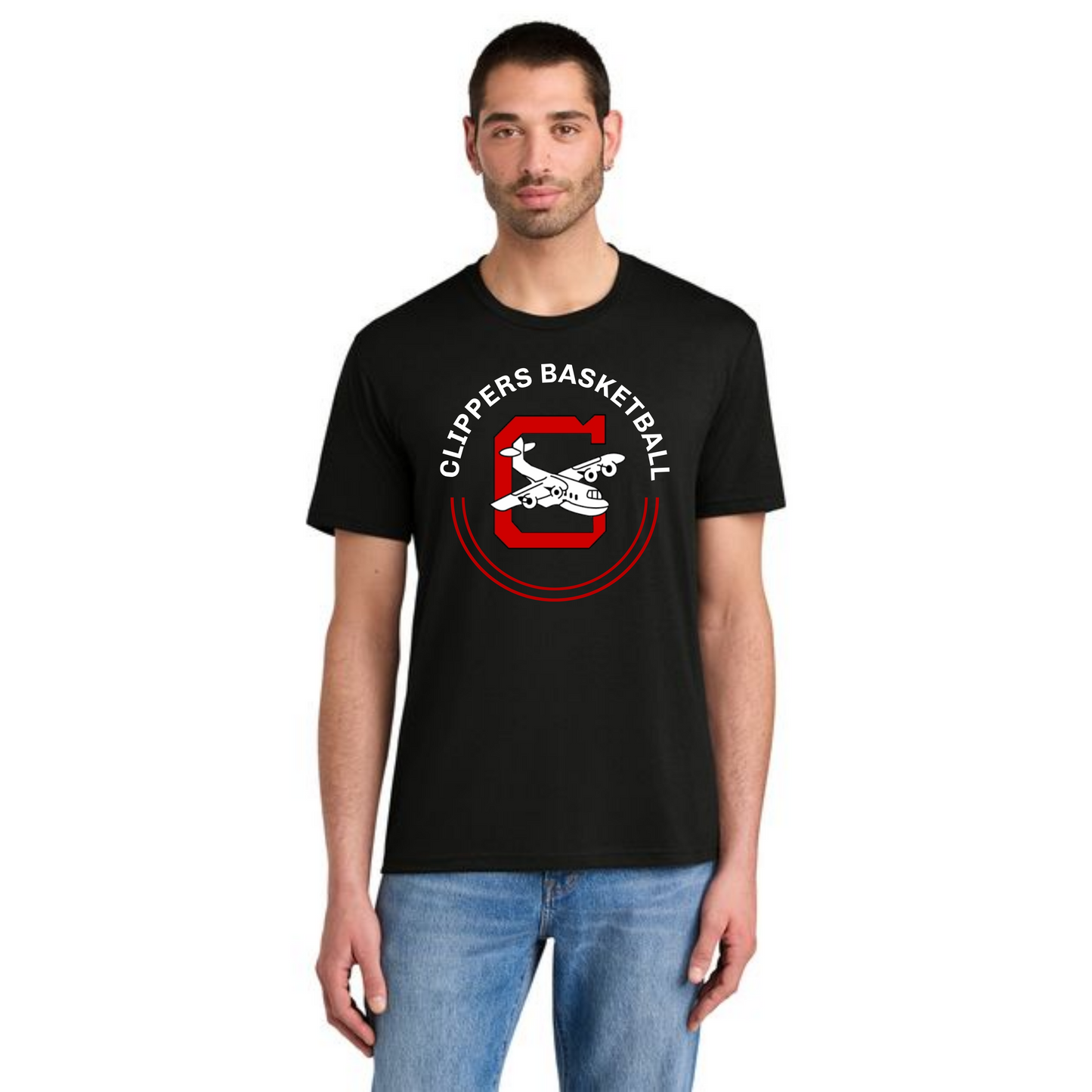 Columbiana Clippers Basketball PC55 Port & Company® Core Blend Tee 9