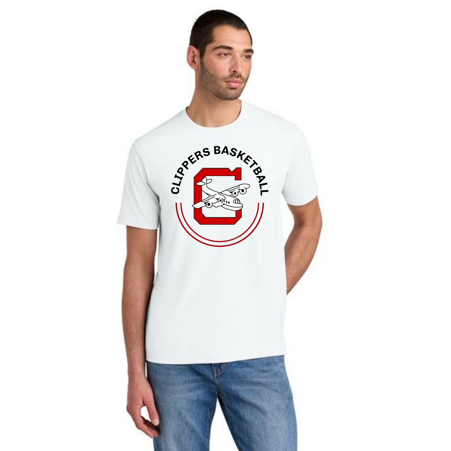 Columbiana Clippers Basketball PC55 Port & Company® Core Blend Tee 9