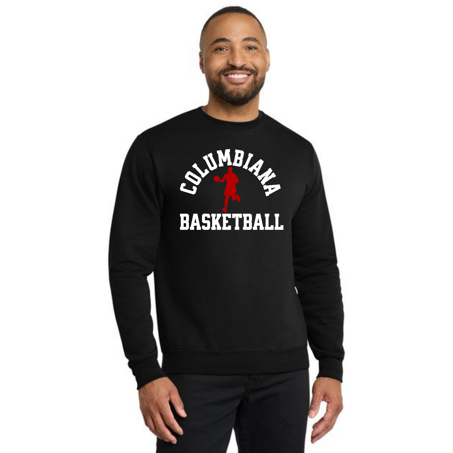 Columbiana Clippers Basketball PC78 Port & Company® Core Fleece Crewneck Sweatshirt 10
