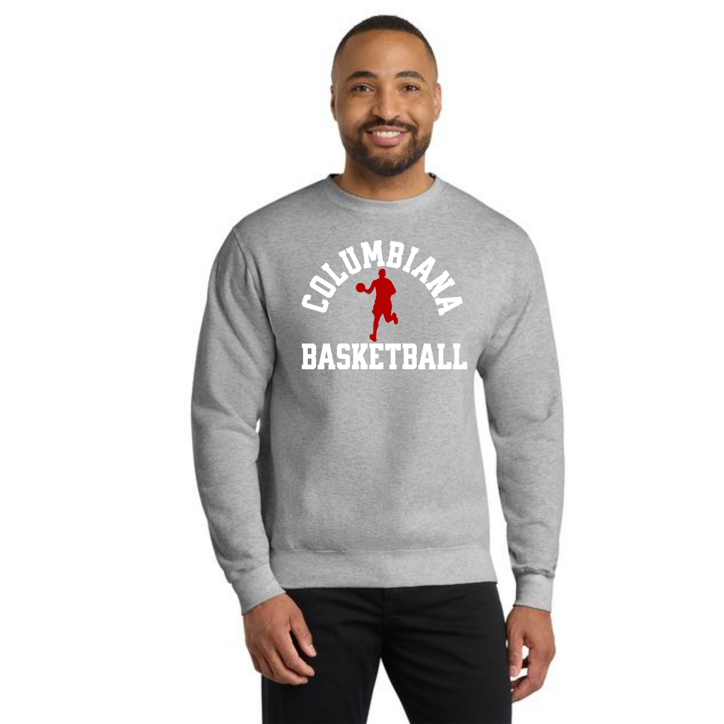 Columbiana Clippers Basketball PC78 Port & Company® Core Fleece Crewneck Sweatshirt 10