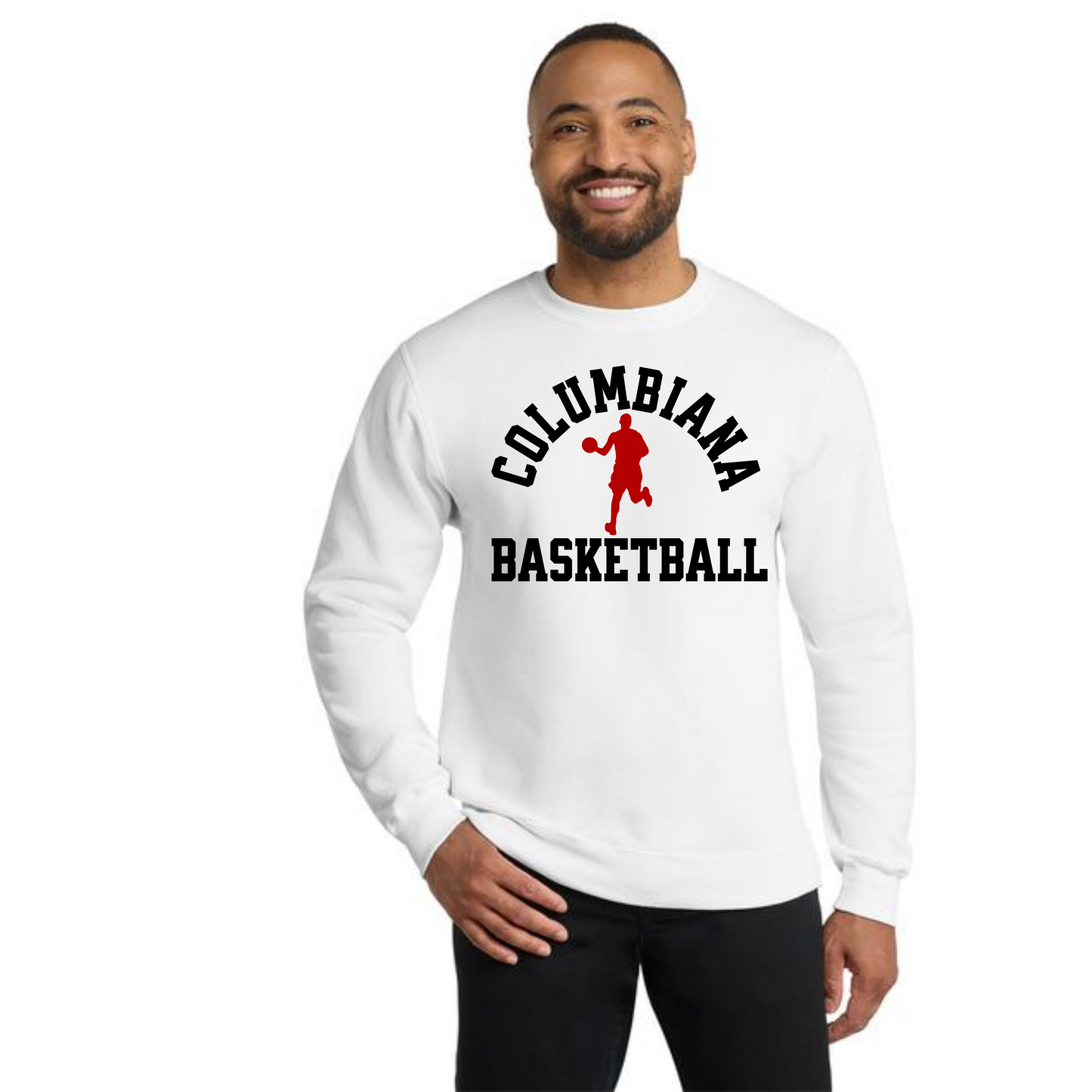 Columbiana Clippers Basketball PC78 Port & Company® Core Fleece Crewneck Sweatshirt 10