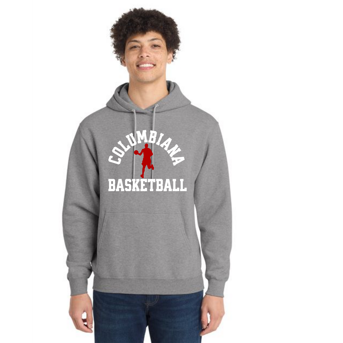 Columbiana Clippers Basketball PC78H Port & Company® Core Fleece Pullover Hooded Sweatshirt 10