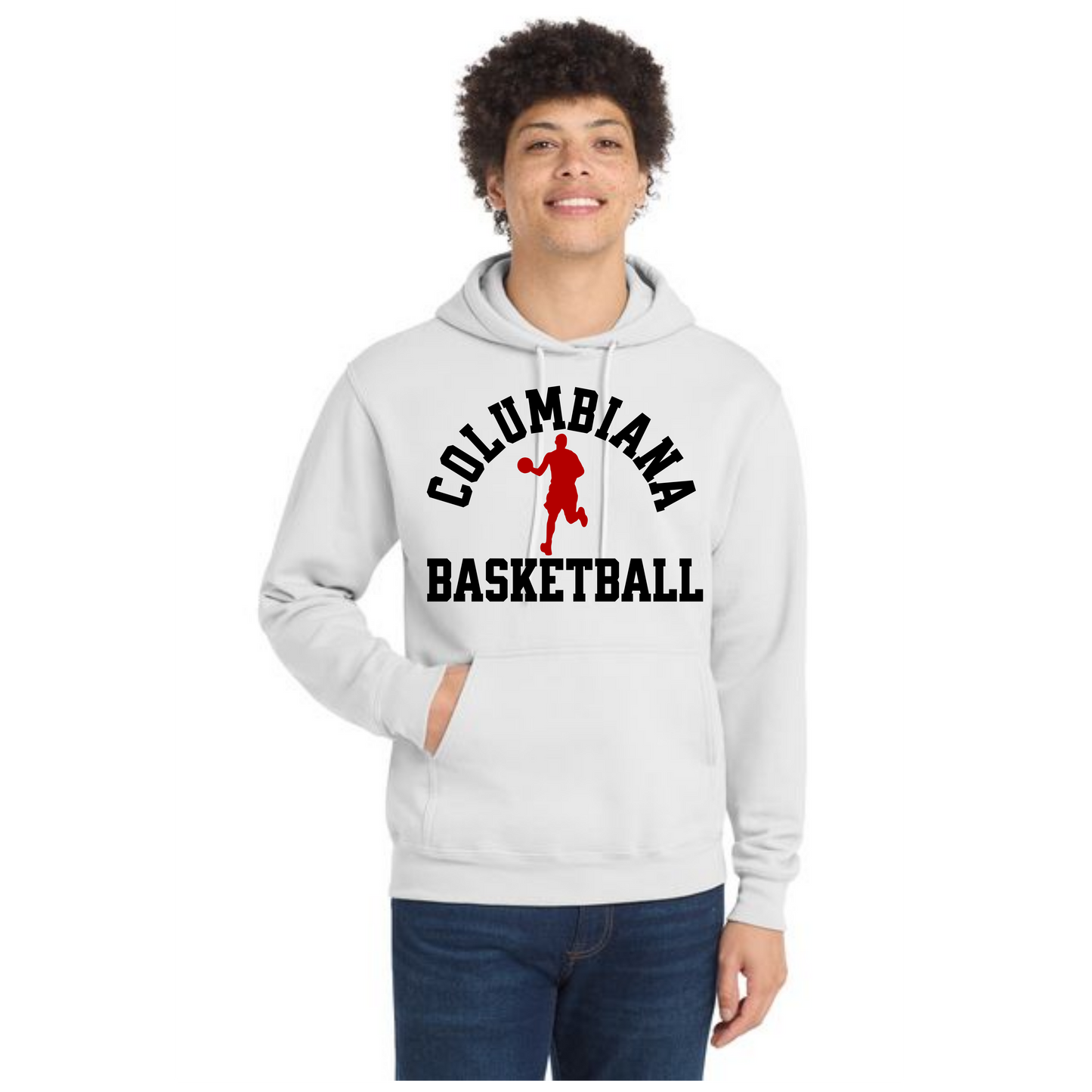 Columbiana Clippers Basketball PC78H Port & Company® Core Fleece Pullover Hooded Sweatshirt 10