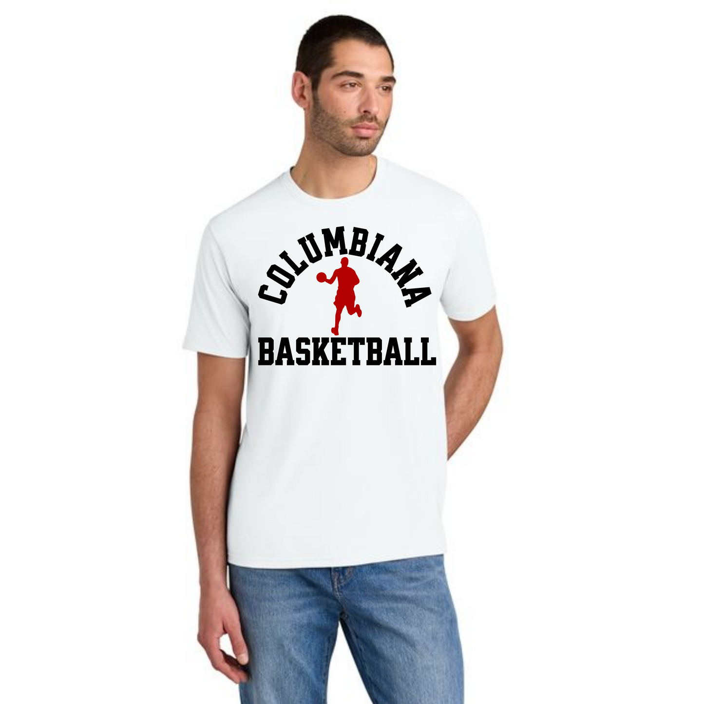 Columbiana Clippers Basketball PC55 Port & Company® Core Blend Tee 10