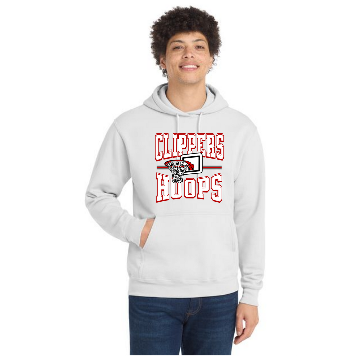 Columbiana Clippers Basketball PC78H Port & Company® Core Fleece Pullover Hooded Sweatshirt 11