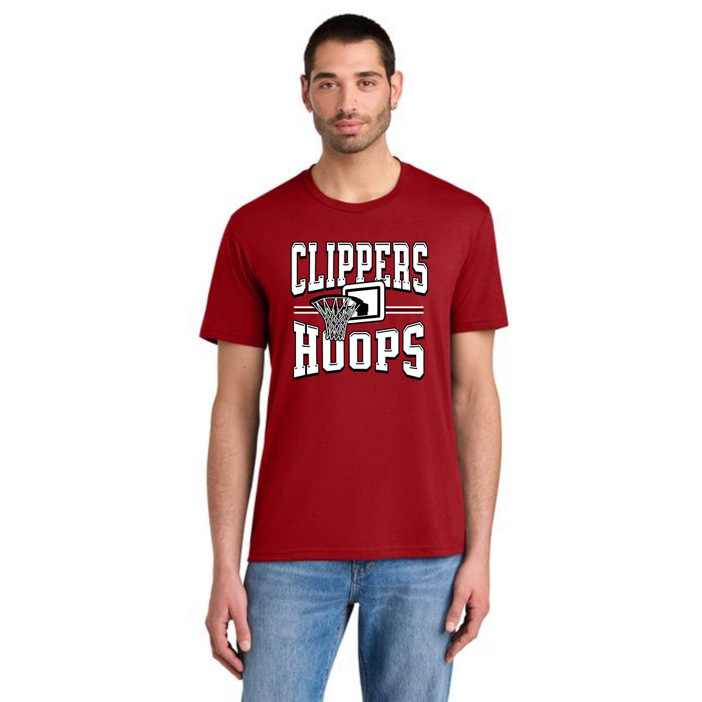 Columbiana Clippers Basketball PC55 Port & Company® Core Blend Tee 11