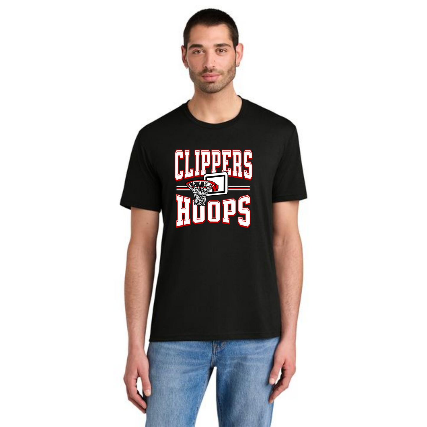 Columbiana Clippers Basketball PC55 Port & Company® Core Blend Tee 11