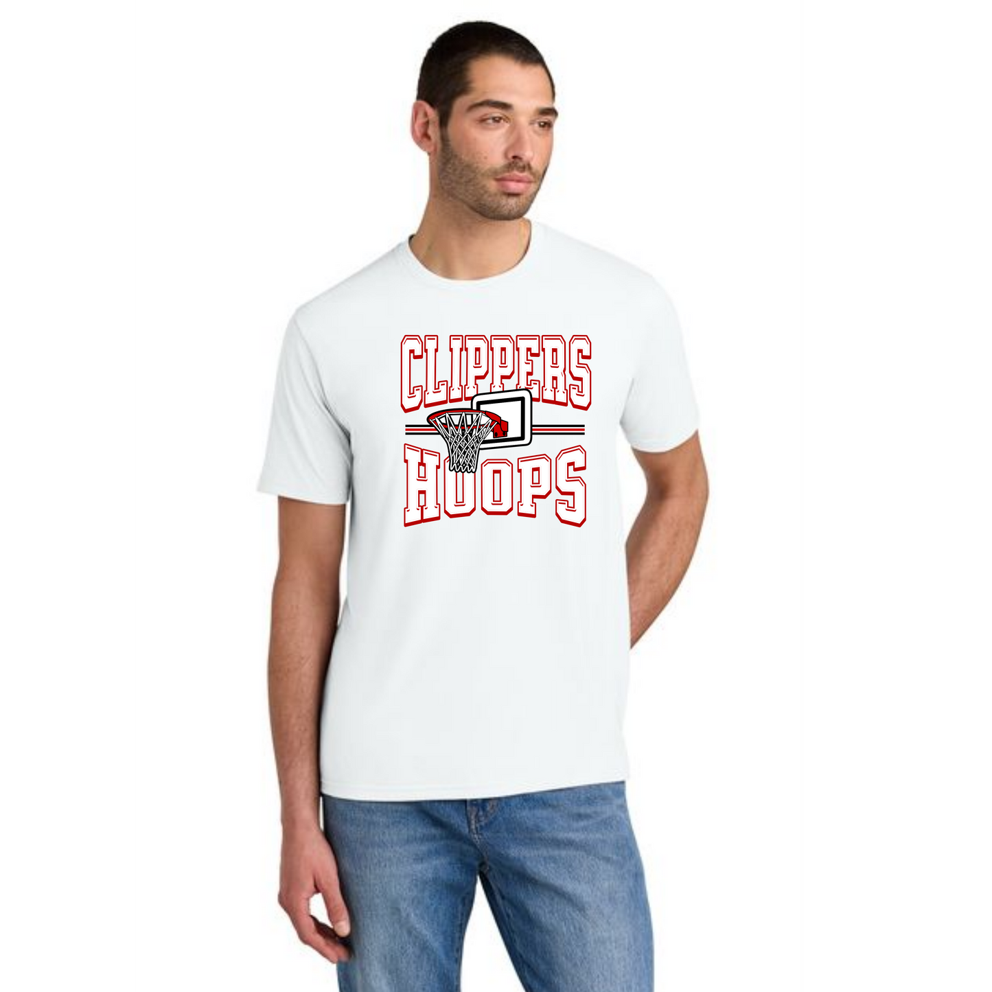 Columbiana Clippers Basketball PC55 Port & Company® Core Blend Tee 11