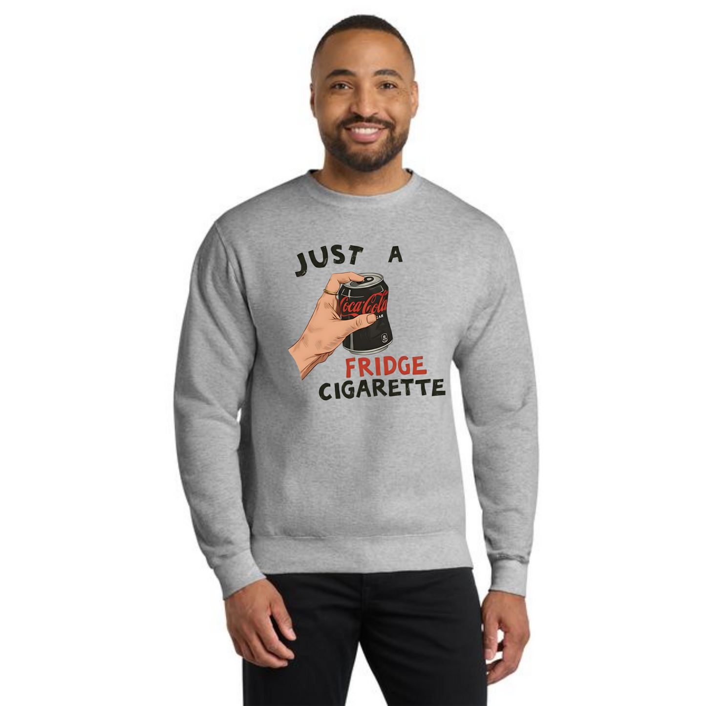 DIET COKE CIG PC78 Port & Company® Core Fleece Crewneck Sweatshirt 2