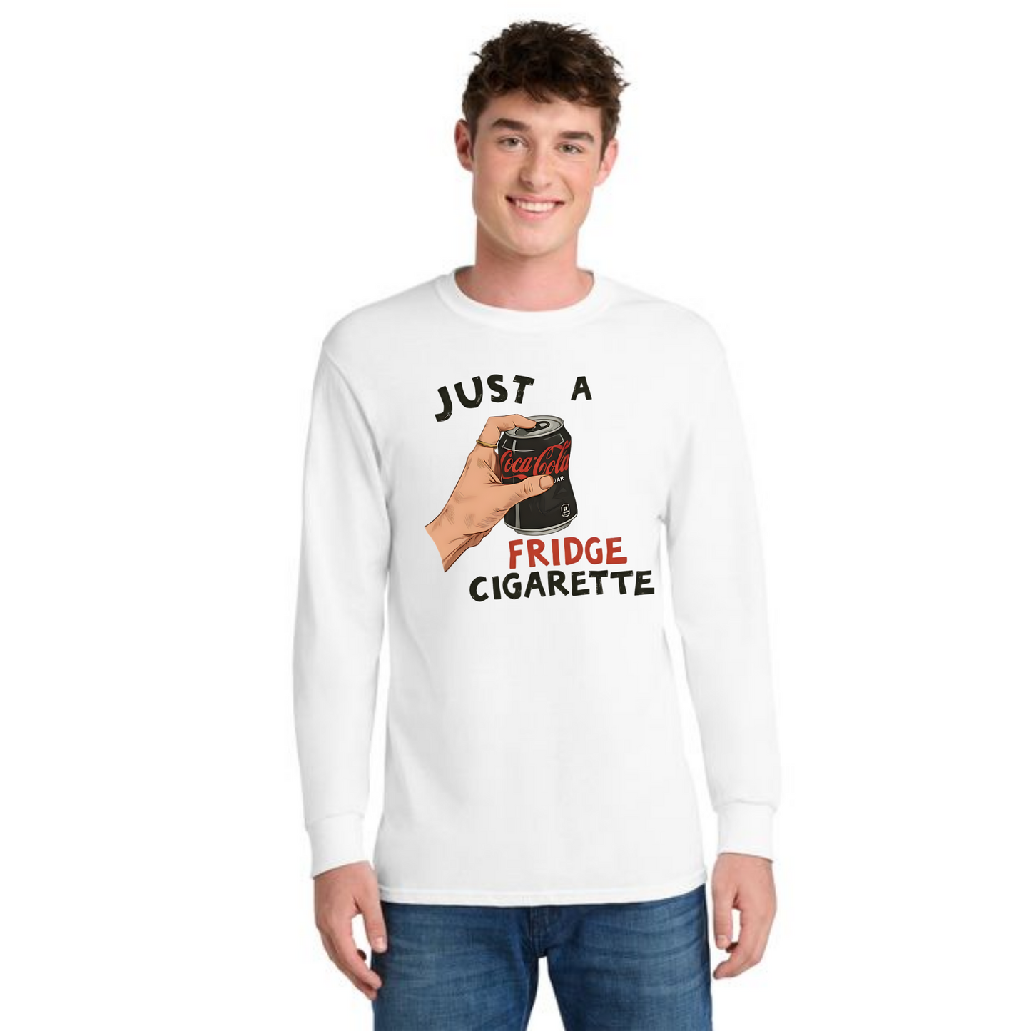 DIET COKE CIG PC55LS Port & Company® Long Sleeve Core Blend Tee 2