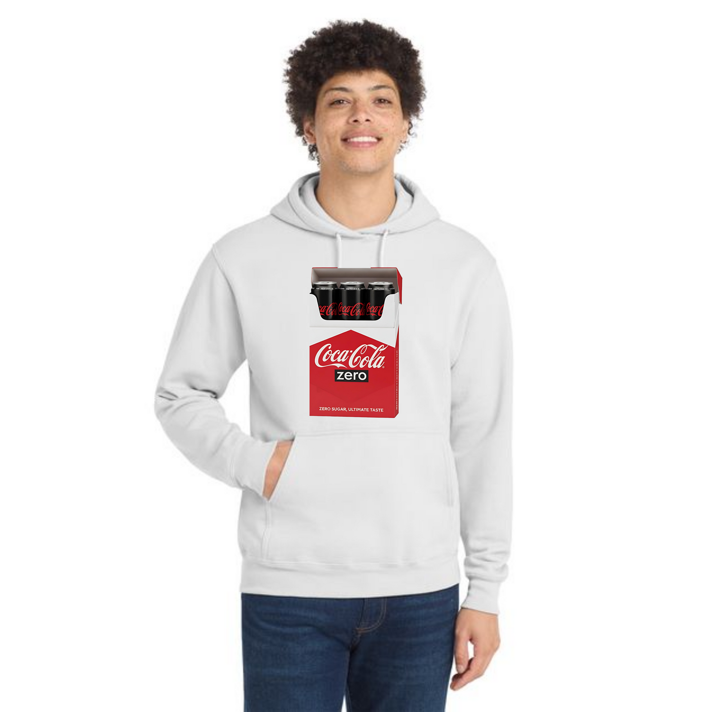 DIET COKE CIG PC78H Port & Company® Core Fleece Pullover Hooded Sweatshirt 3