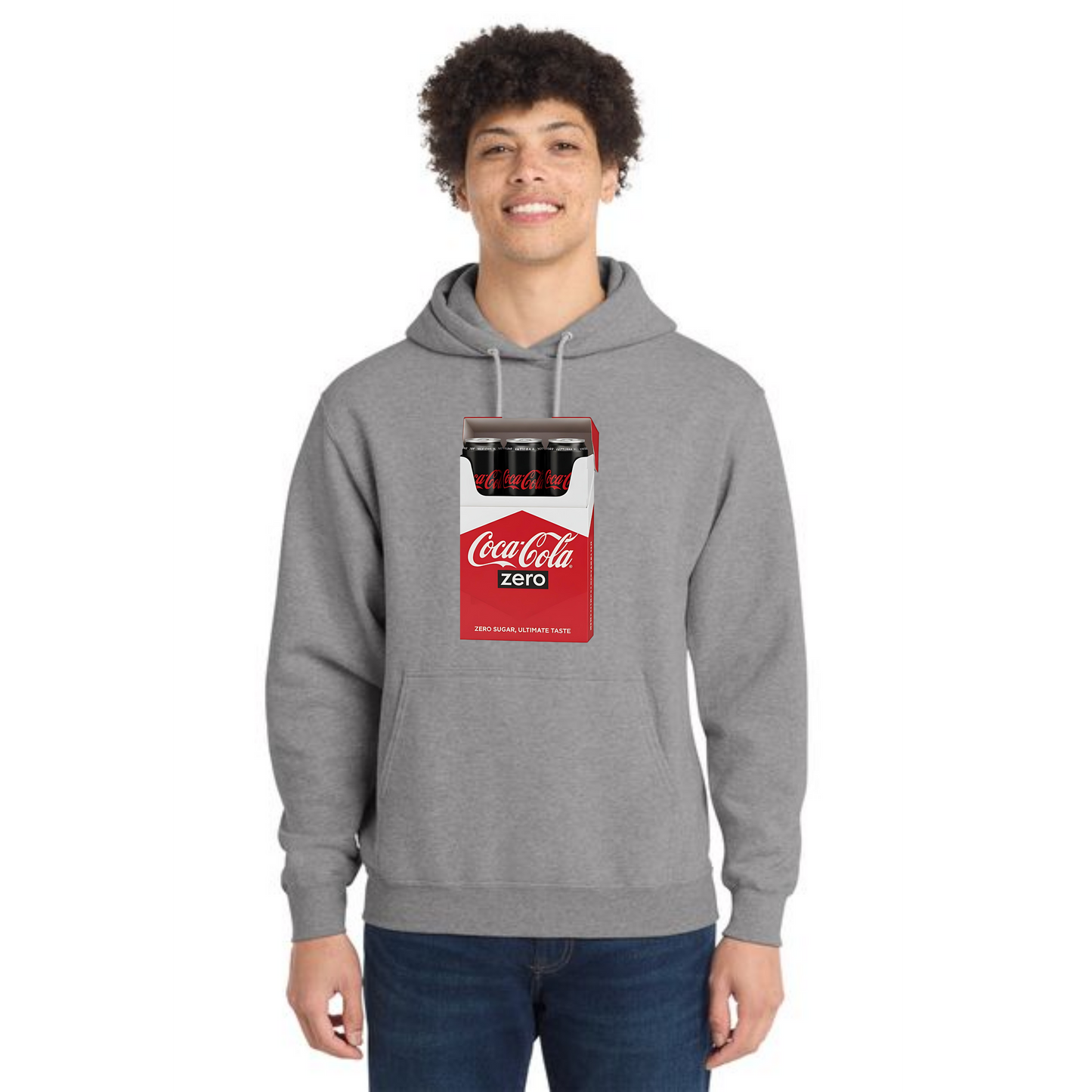 DIET COKE CIG PC78H Port & Company® Core Fleece Pullover Hooded Sweatshirt 3