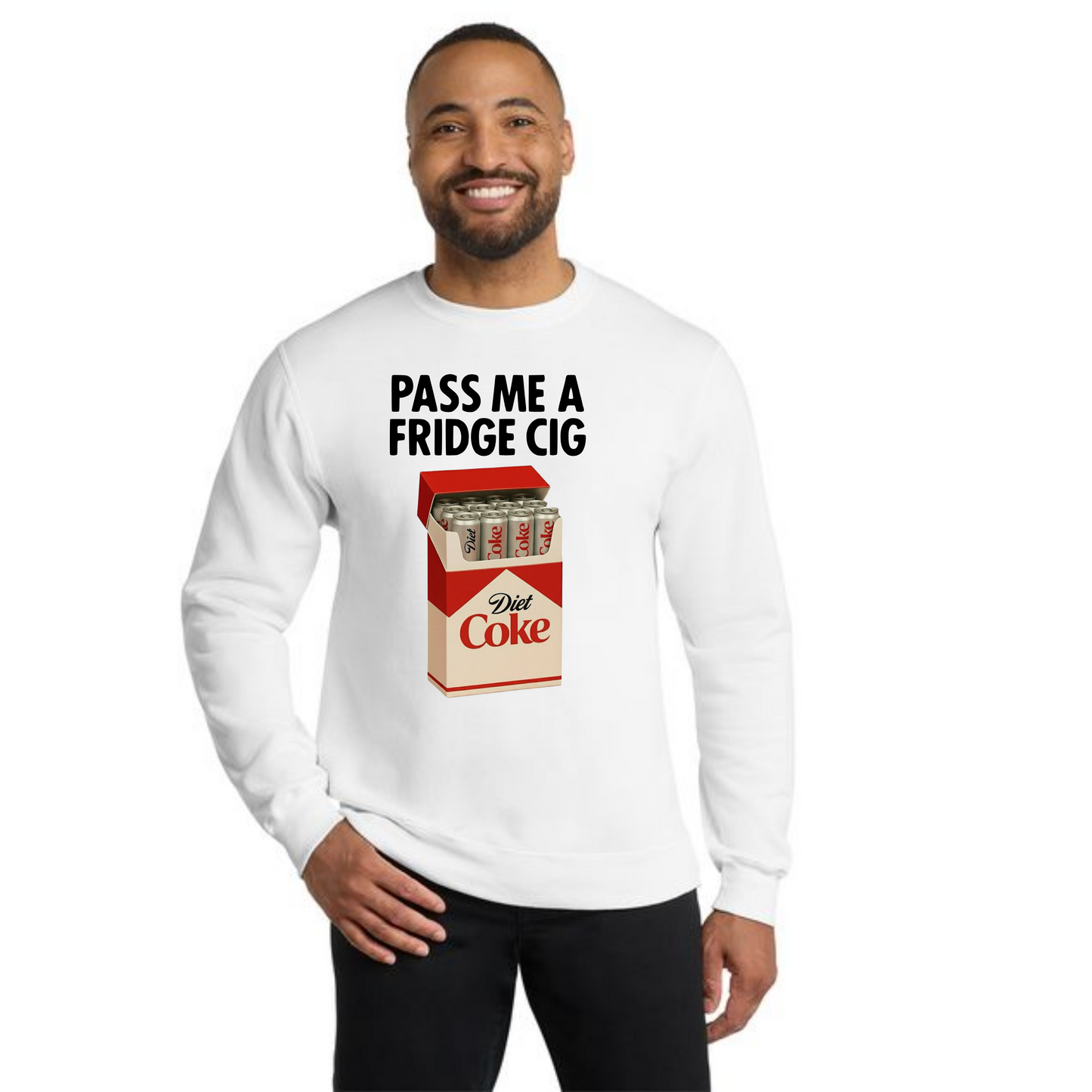 DIET COKE CIG PC78 Port & Company® Core Fleece Crewneck Sweatshirt 4