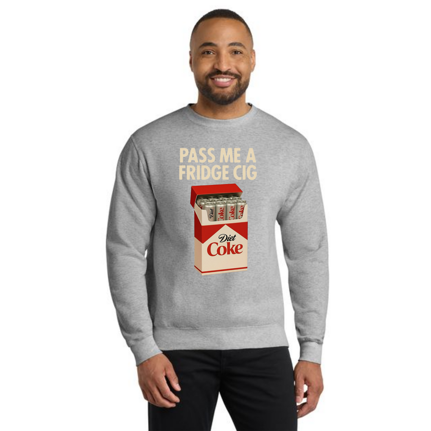 DIET COKE CIG PC78 Port & Company® Core Fleece Crewneck Sweatshirt 4