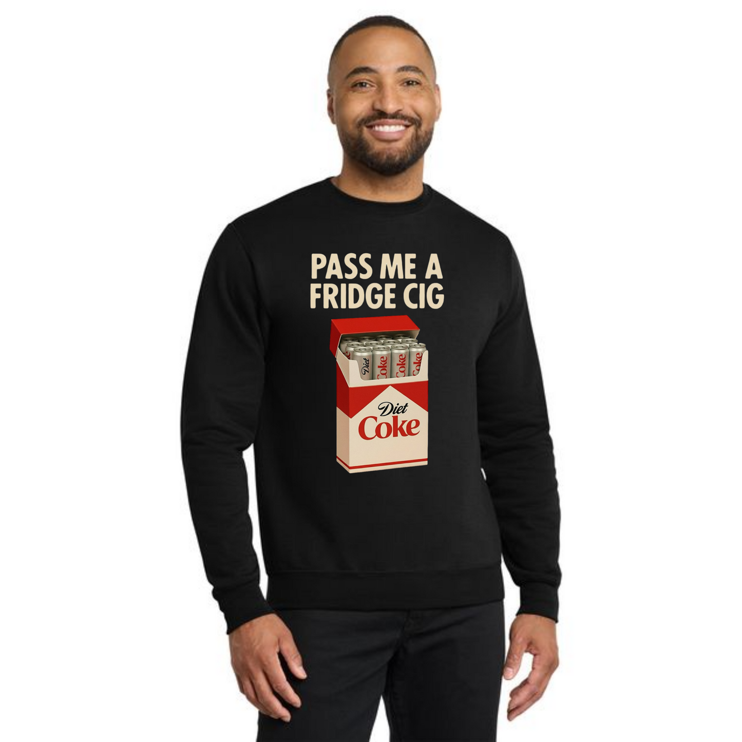 DIET COKE CIG PC78 Port & Company® Core Fleece Crewneck Sweatshirt 4