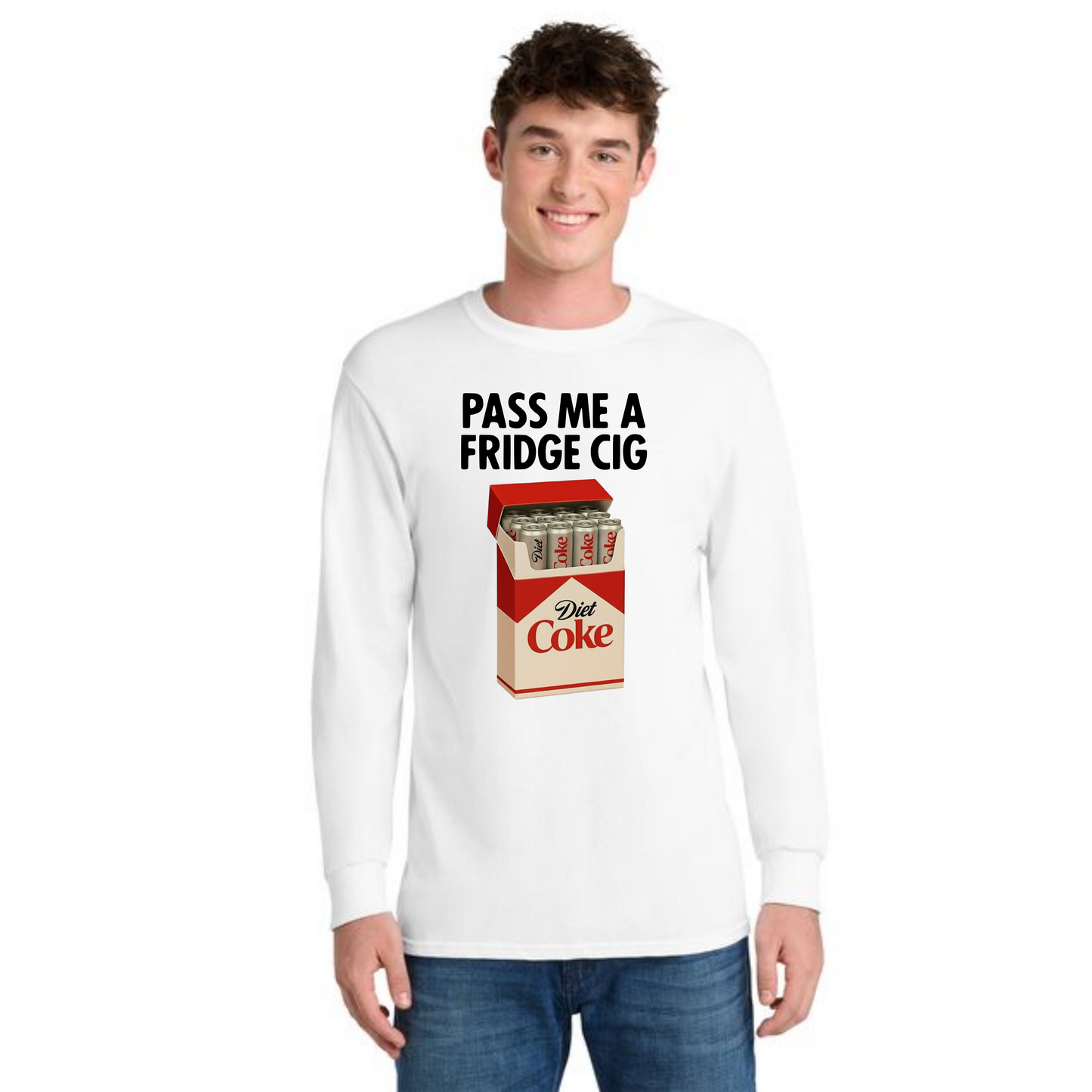 DIET COKE CIG PC55LS Port & Company® Long Sleeve Core Blend Tee 4