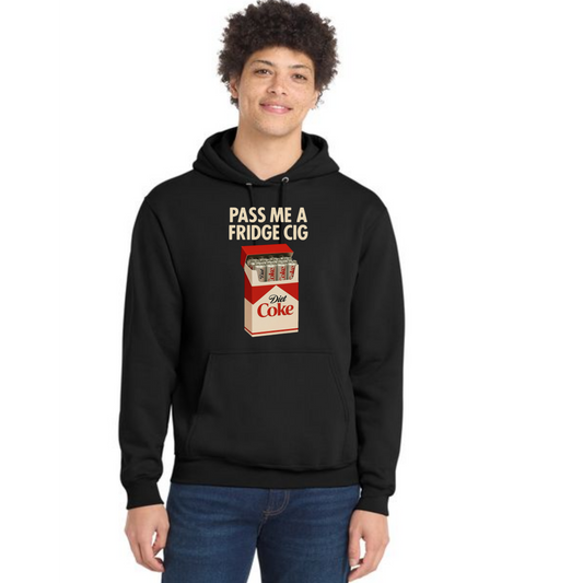 DIET COKE CIG PC78H Port & Company® Core Fleece Pullover Hooded Sweatshirt 4