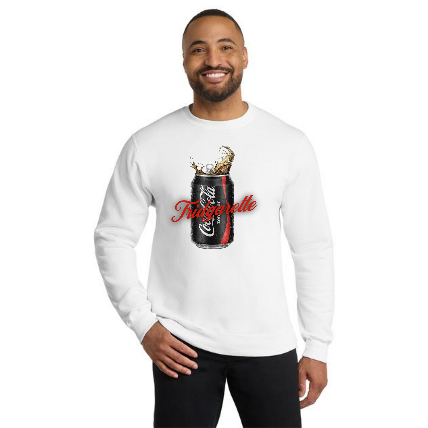 DIET COKE CIG PC78 Port & Company® Core Fleece Crewneck Sweatshirt 5