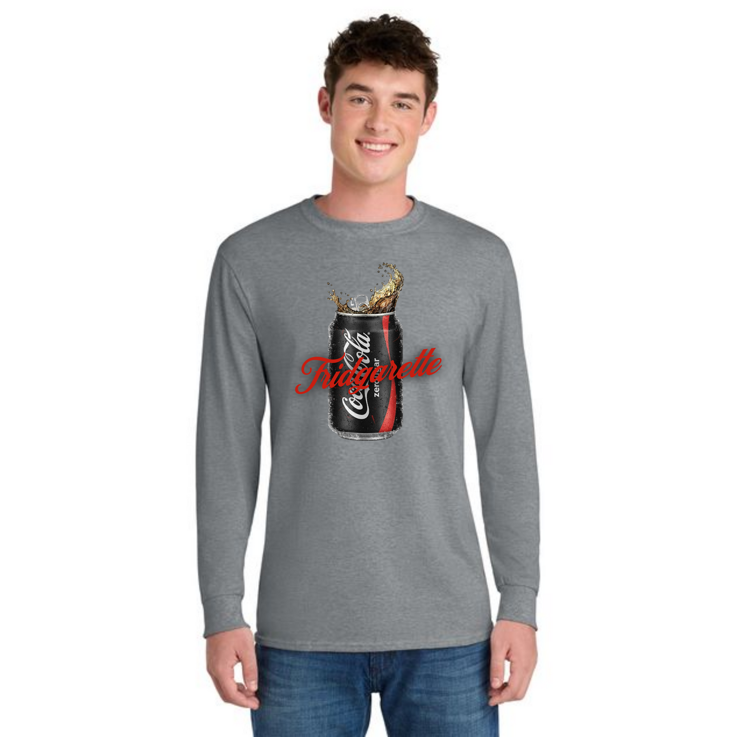 DIET COKE CIG PC55LS Port & Company® Long Sleeve Core Blend Tee 5