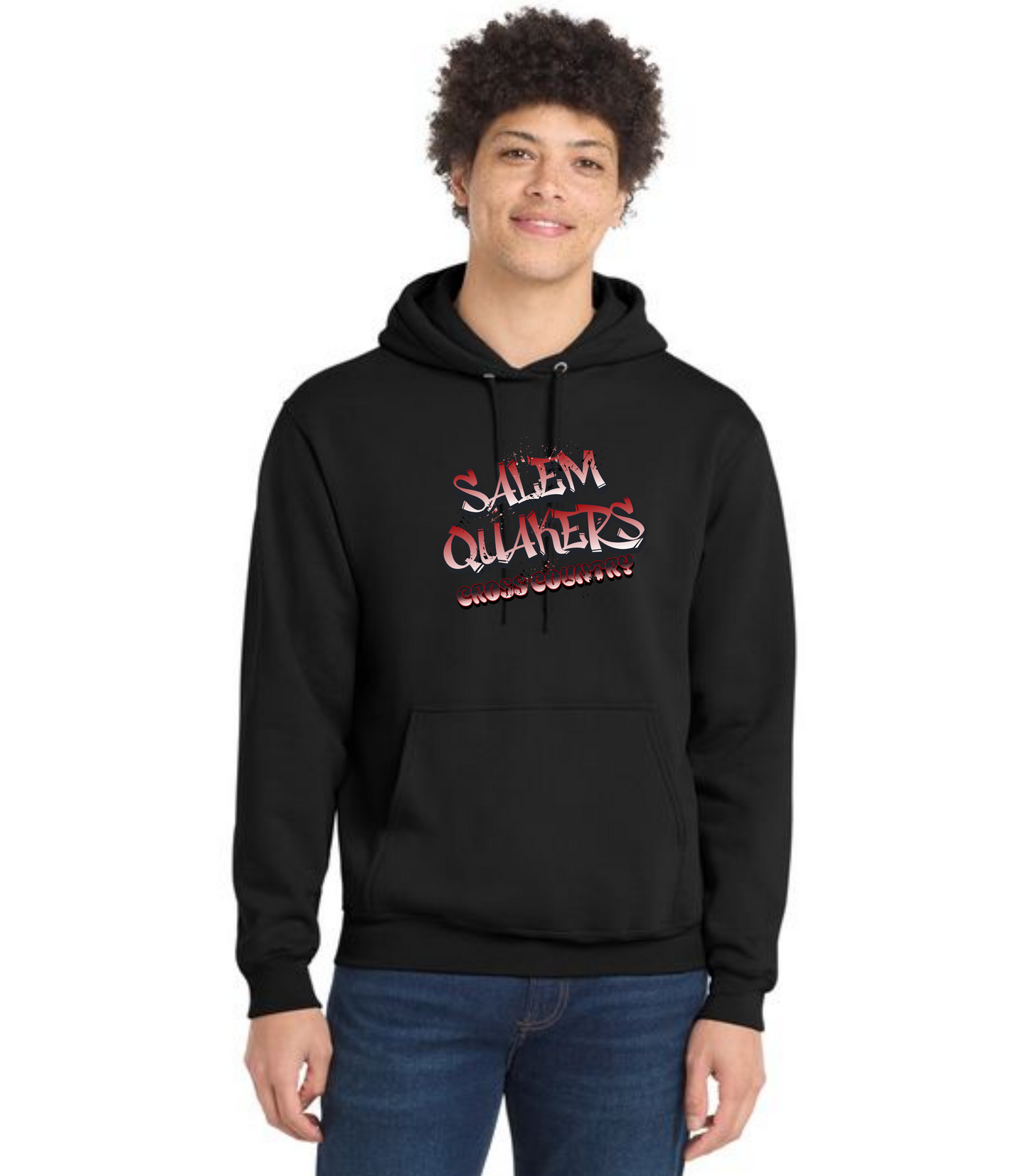 SALEM QUAKERS CROSS COUNTRY PC78H Port & Company® Core Fleece Pullover Hooded Sweatshirt 5