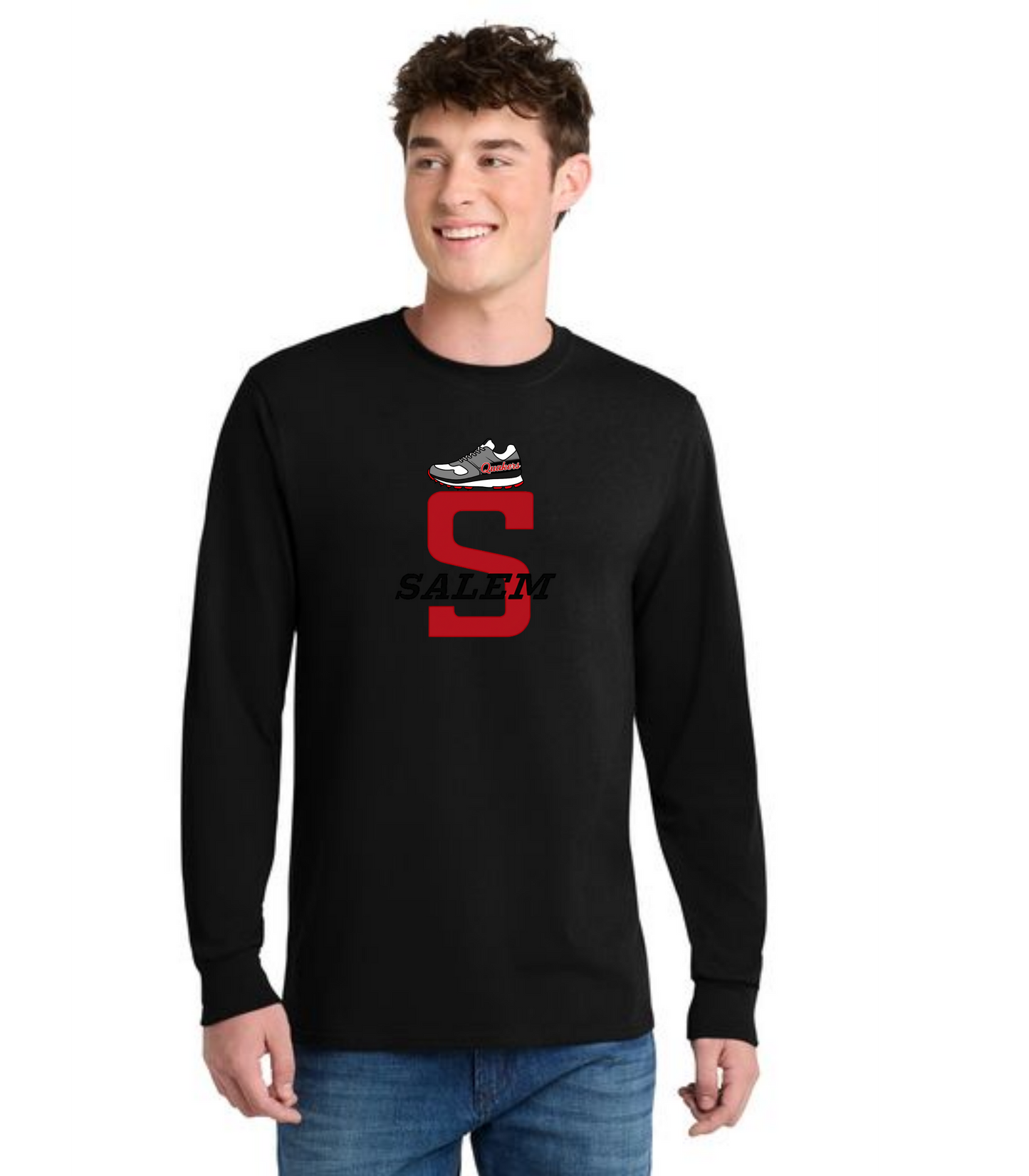 SALEM QUAKERS CROSS COUNTRY PC54LS Port & Company® Long Sleeve Core Cotton Tee 6