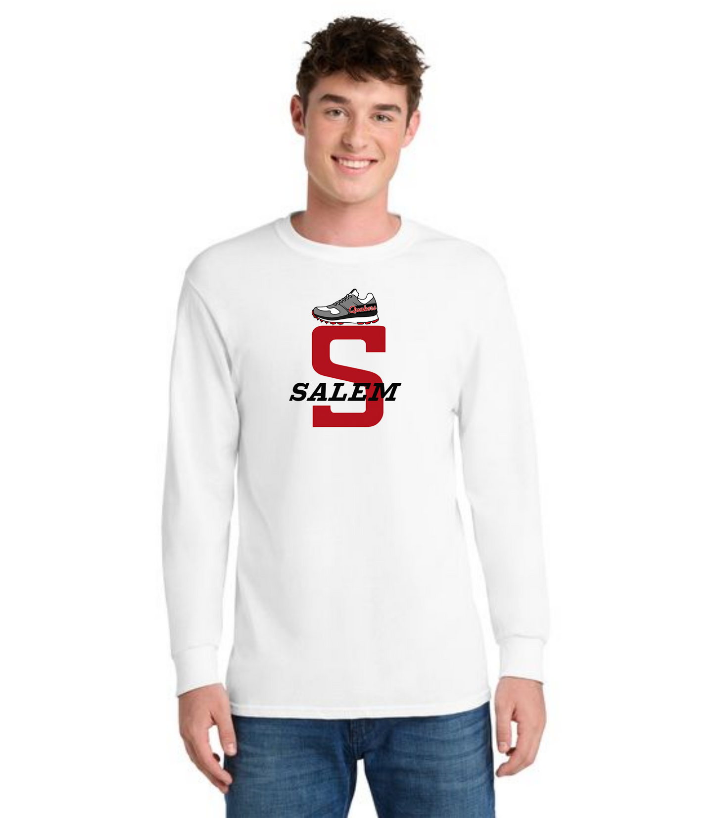 SALEM QUAKERS CROSS COUNTRY PC54LS Port & Company® Long Sleeve Core Cotton Tee 6