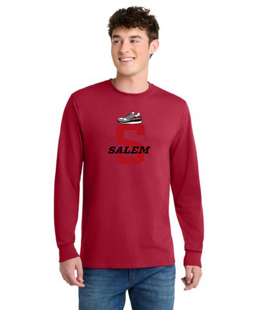 SALEM QUAKERS CROSS COUNTRY PC54LS Port & Company® Long Sleeve Core Cotton Tee 6