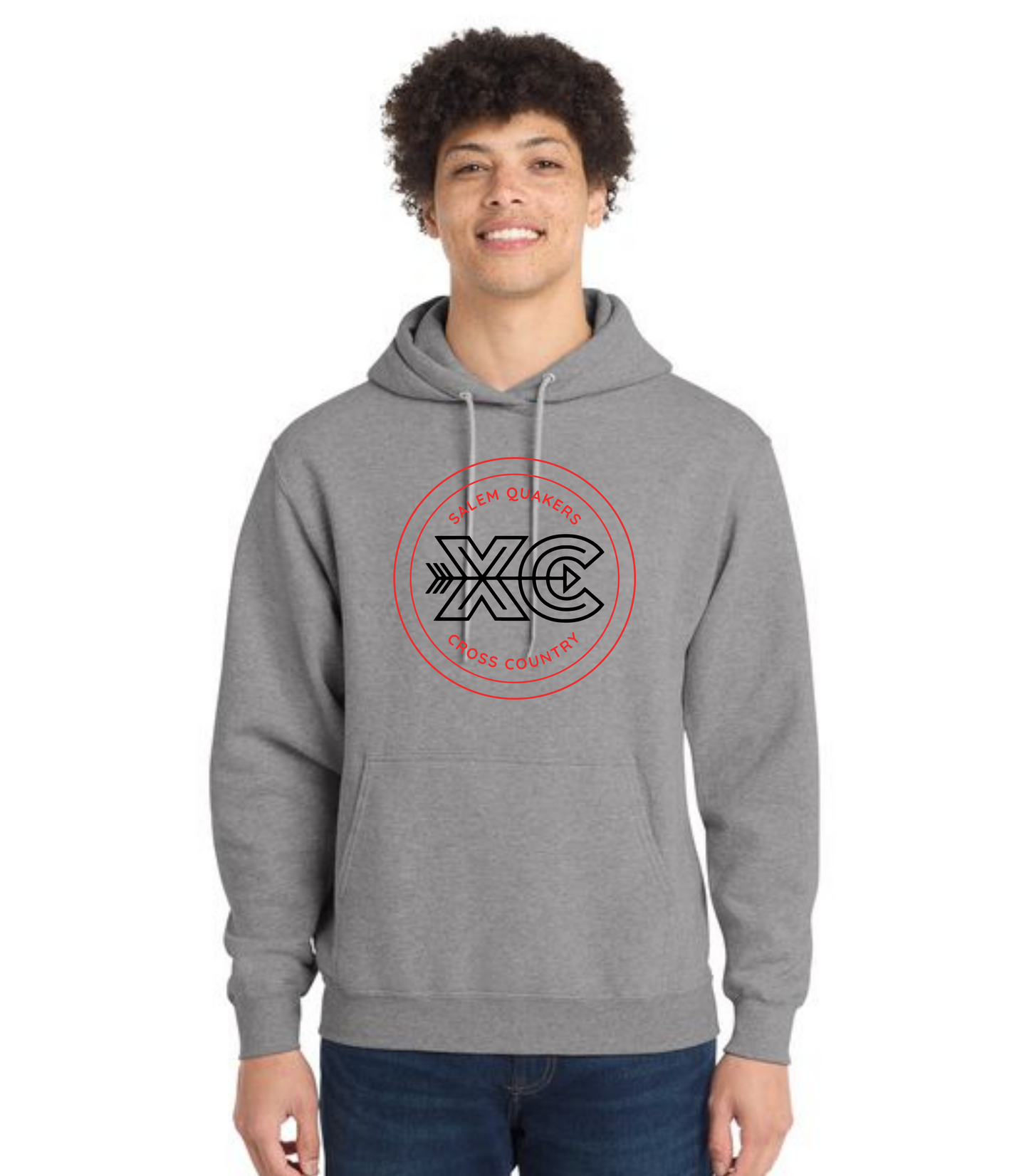 SALEM QUAKERS CROSS COUNTRY PC78H Port & Company® Core Fleece Pullover Hooded Sweatshirt 7