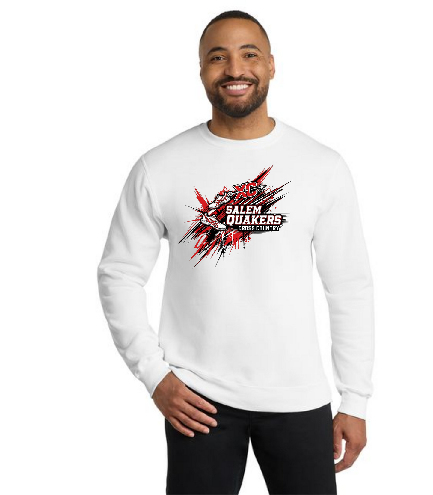 SALEM QUAKERS CROSS COUNTRY PC78 Port & Company® Core Fleece Crewneck Sweatshirt 8
