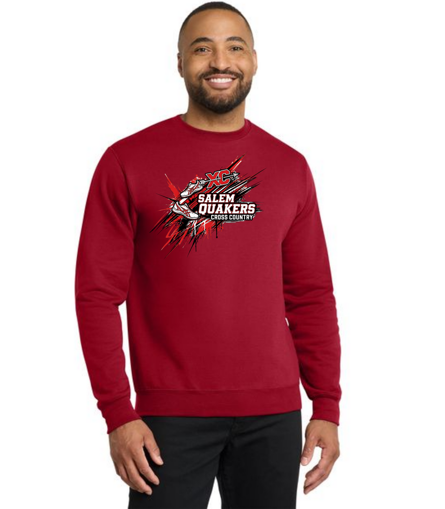 SALEM QUAKERS CROSS COUNTRY PC78 Port & Company® Core Fleece Crewneck Sweatshirt 8