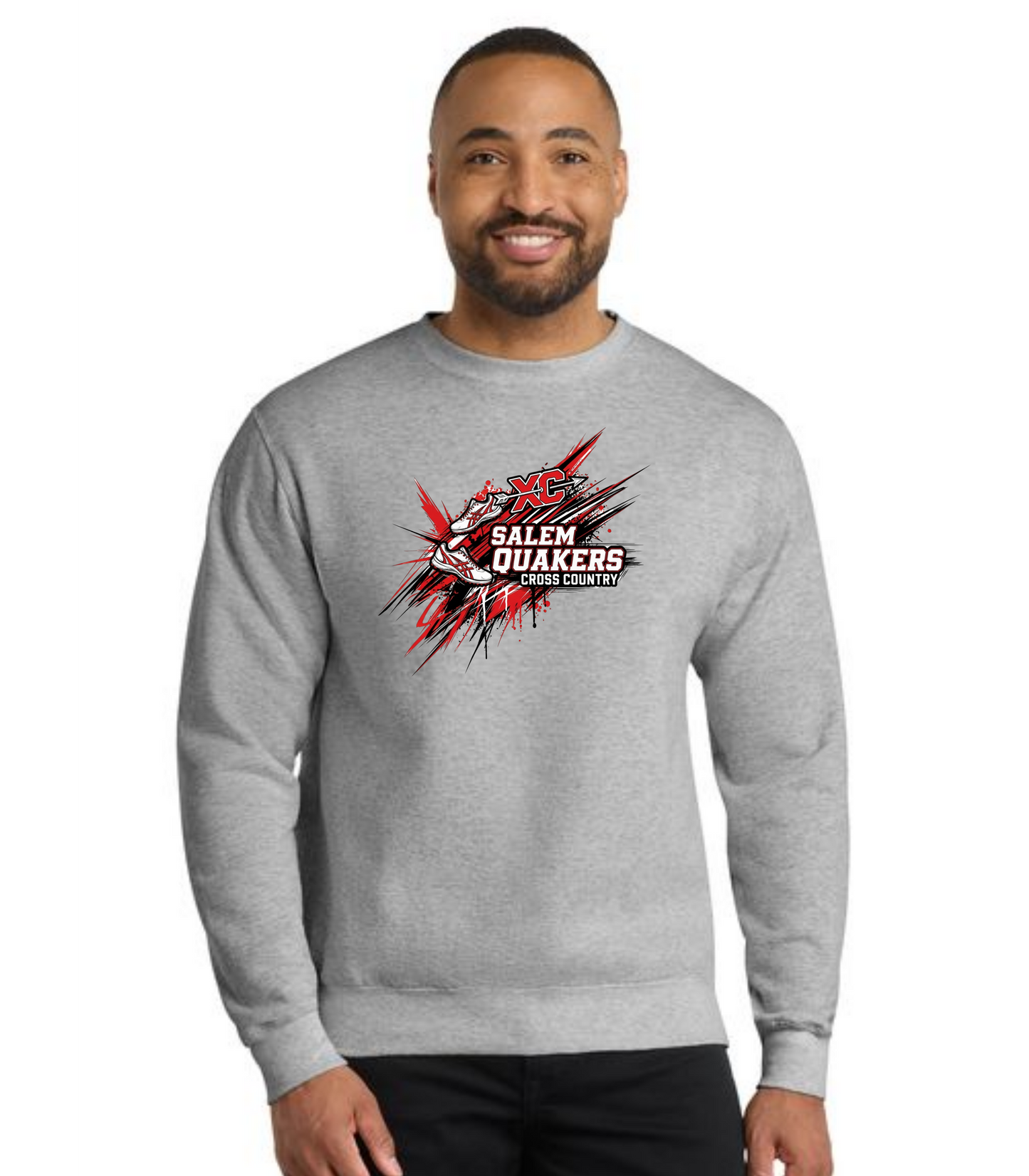 SALEM QUAKERS CROSS COUNTRY PC78 Port & Company® Core Fleece Crewneck Sweatshirt 8