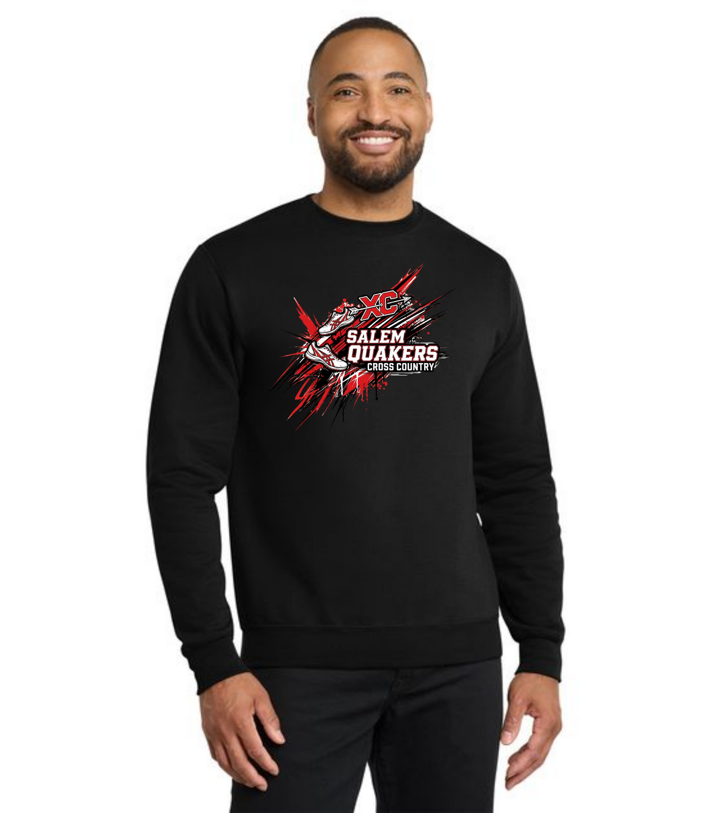 SALEM QUAKERS CROSS COUNTRY PC78 Port & Company® Core Fleece Crewneck Sweatshirt 8