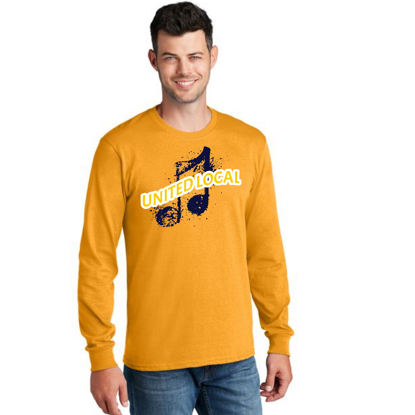 UNITED EAGLES BAND PC54LS Port & Company® Long Sleeve Core Cotton Tee 7