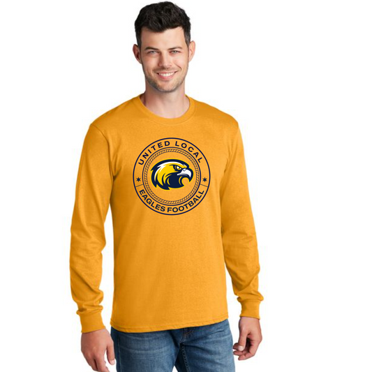 UNITED EAGLES FOOTBALL PC54LS Port & Company® Long Sleeve Core Cotton Tee 1