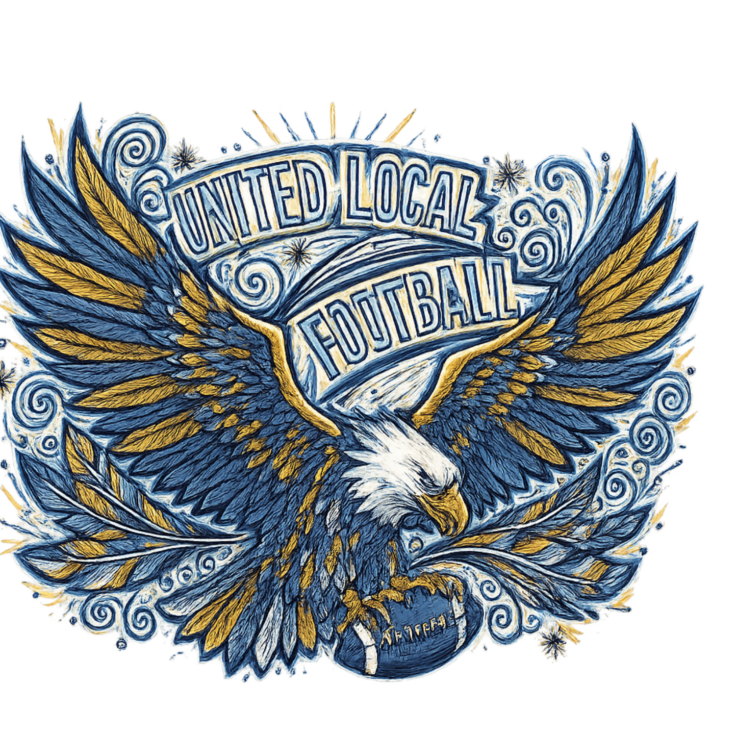 UNITED EAGLES FOOTBALL PC54LS Port & Company® Long Sleeve Core Cotton Tee 2