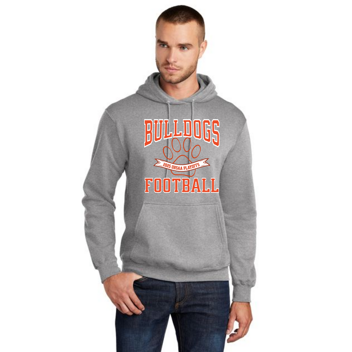 EAST PALESTINE FOOTBALL PC78H Port & Company® Core Fleece Pullover Hooded Sweatshirt 25