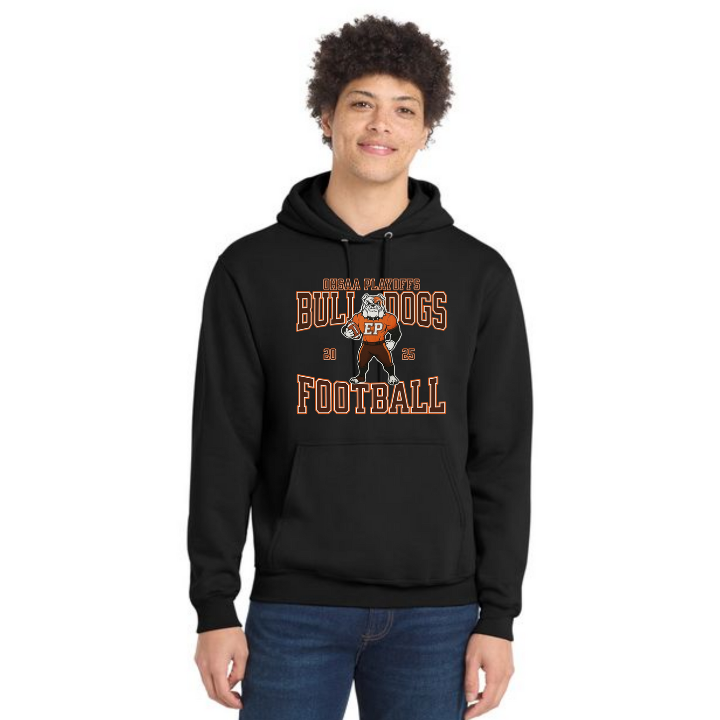 EAST PALESTINE FOOTBALL PC78H Port & Company® Core Fleece Pullover Hooded Sweatshirt 26