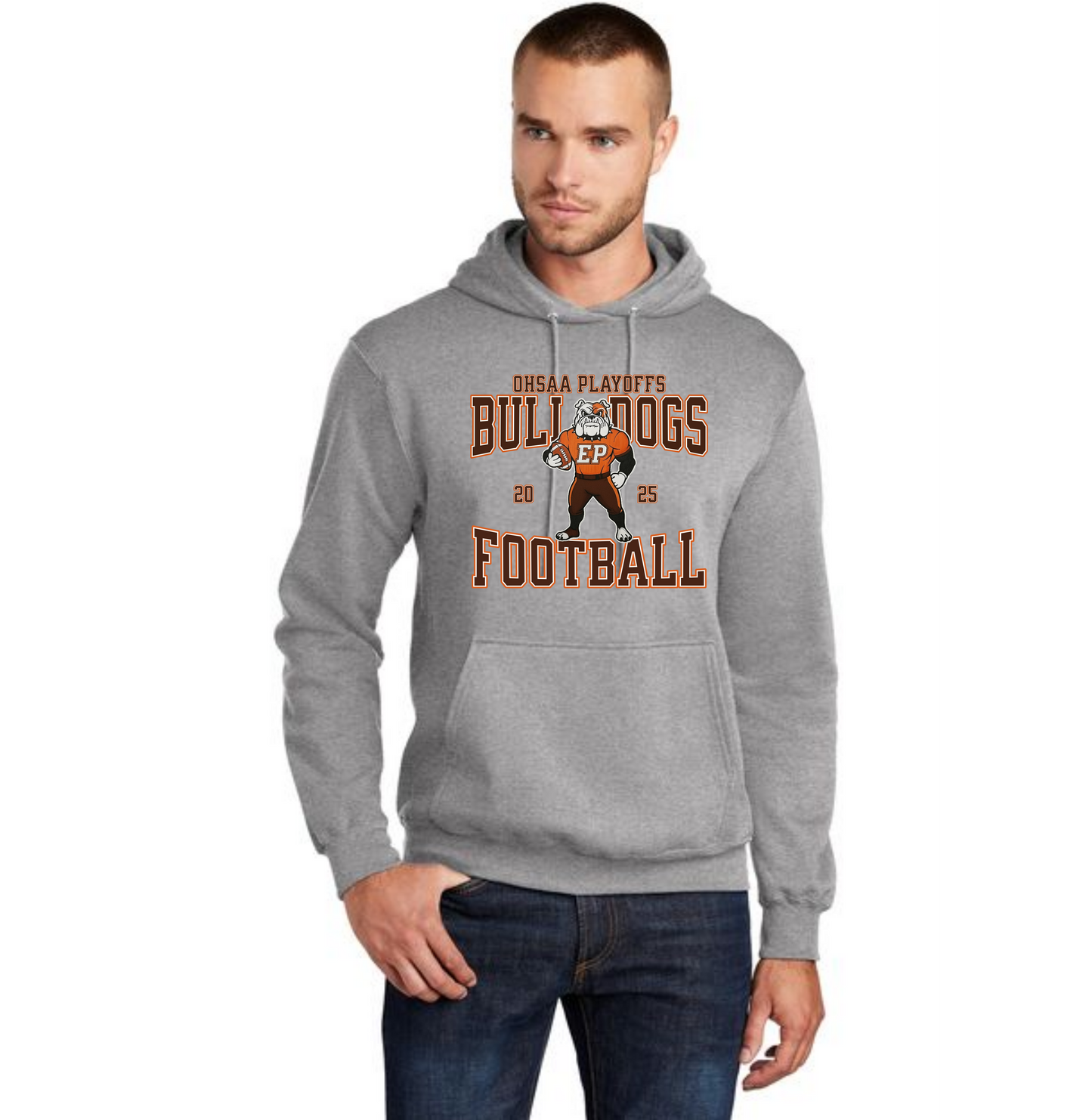EAST PALESTINE FOOTBALL PC78H Port & Company® Core Fleece Pullover Hooded Sweatshirt 26