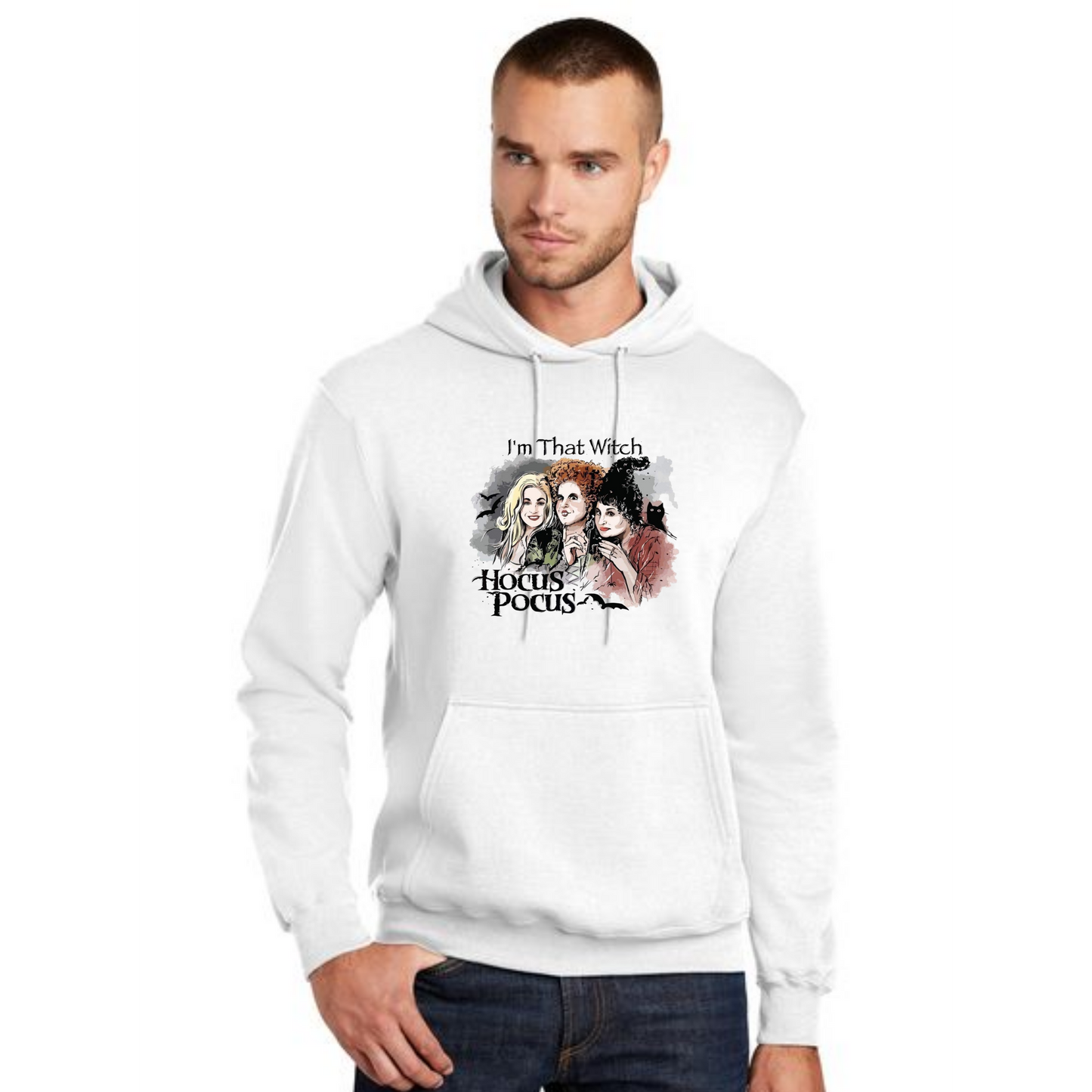 HALLOWEEN PC78H Port & Company® Core Fleece Pullover Hooded Sweatshirt HW-31