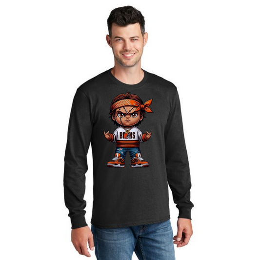 HALLOWEEN PC55LS Port & Company® Long Sleeve Core Cotton Tee HW-33