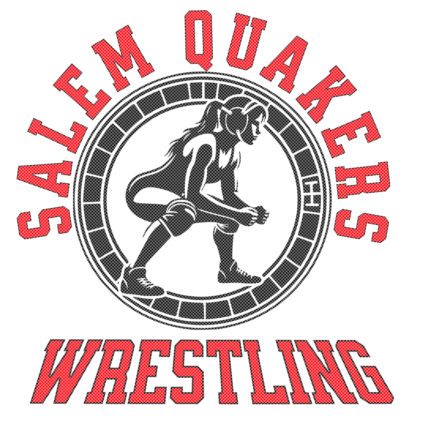 Salem Quakers Wrestling DM130 District ® Perfect Tri ® Tee 27