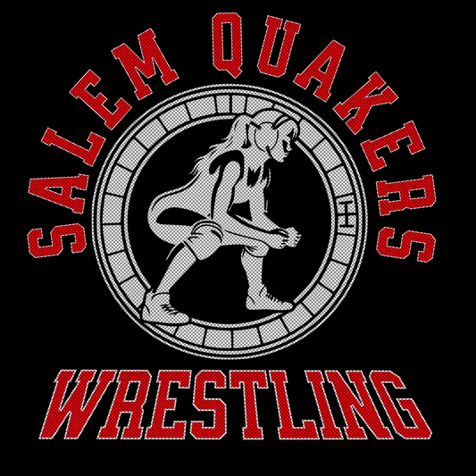 SALEM QUAKERS WRESTLING Port & Co™ PC54LS Long Sleeve Core Cotton Tee 27