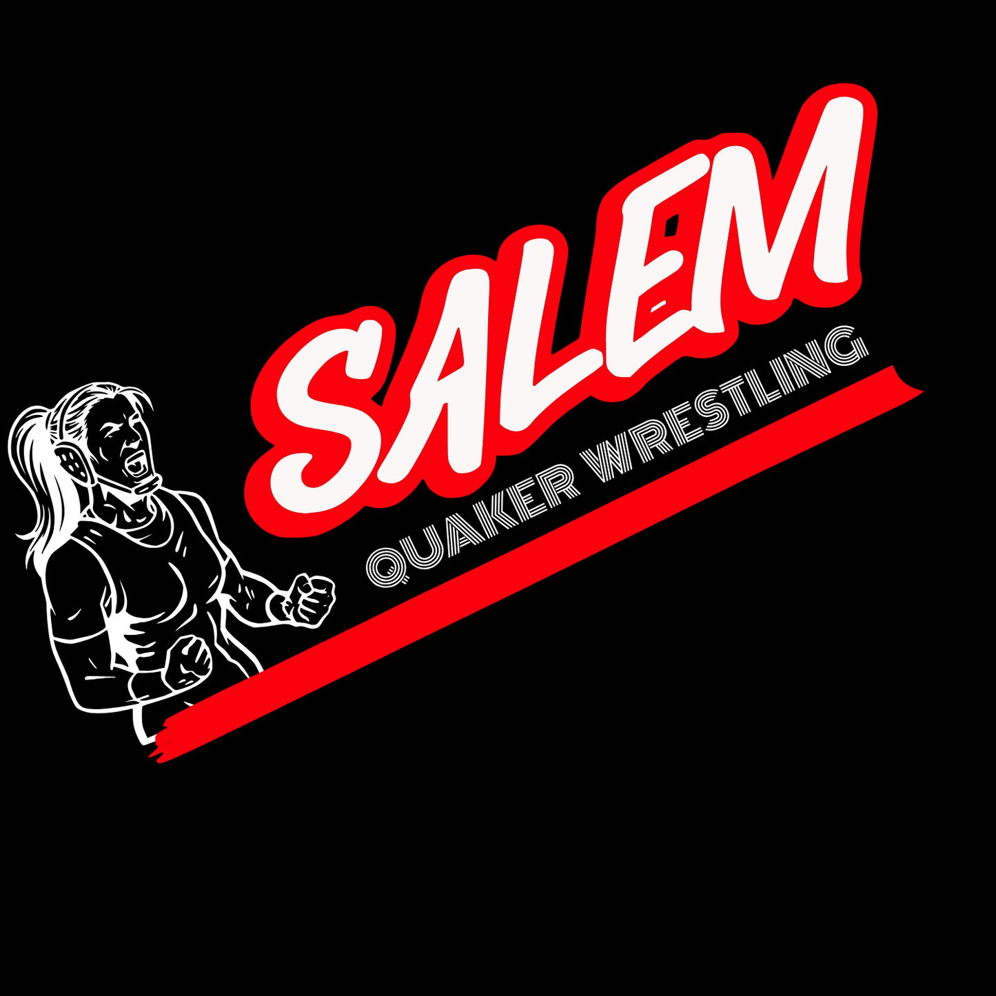 Salem Quakers Wrestling DM130 District ® Perfect Tri ® Tee 19