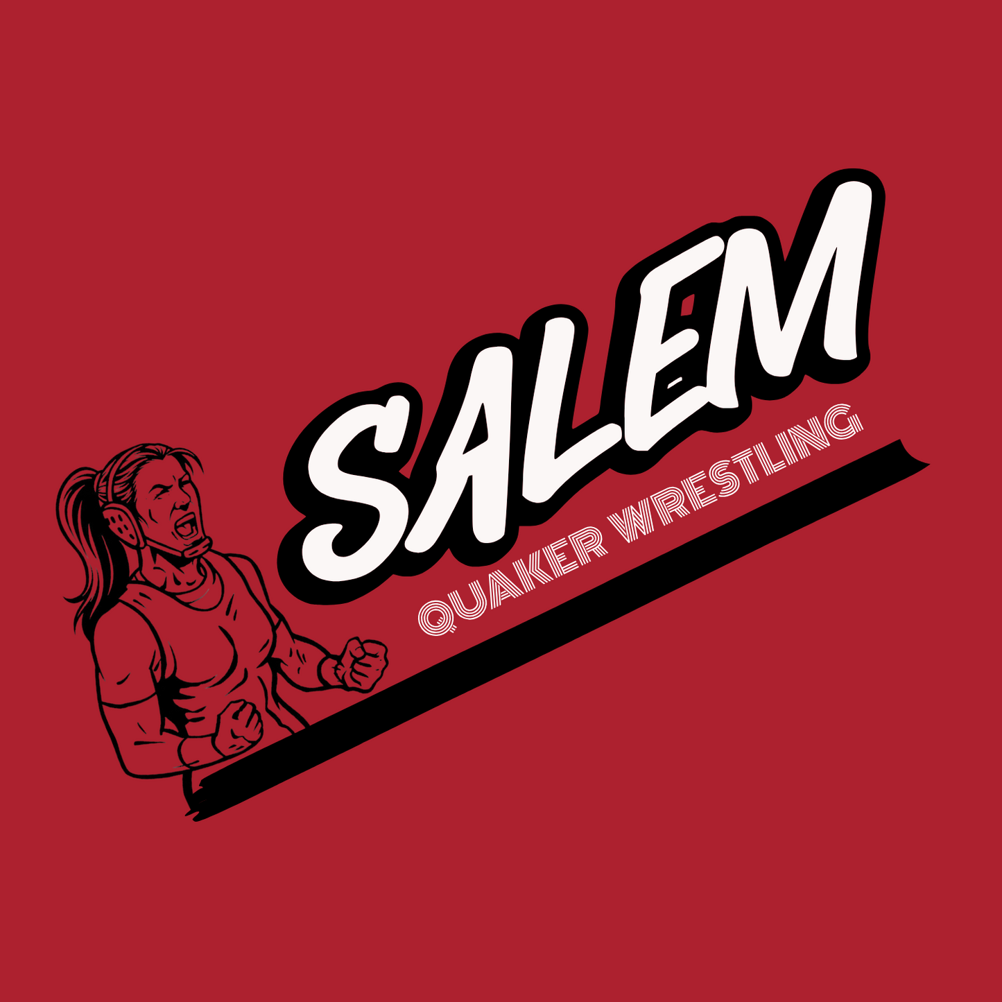 SALEM QUAKERS WRESTLING PC78 Port & Company® Core Fleece Crewneck Sweatshirt 19