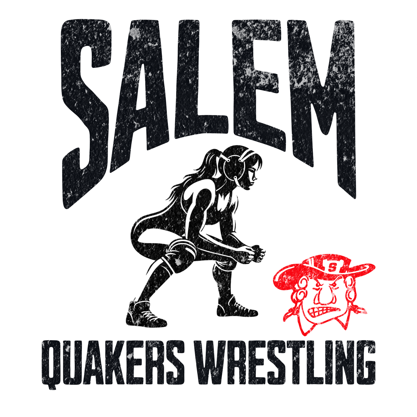 Salem Quakers Wrestling DM130 District ® Perfect Tri ® Tee 20