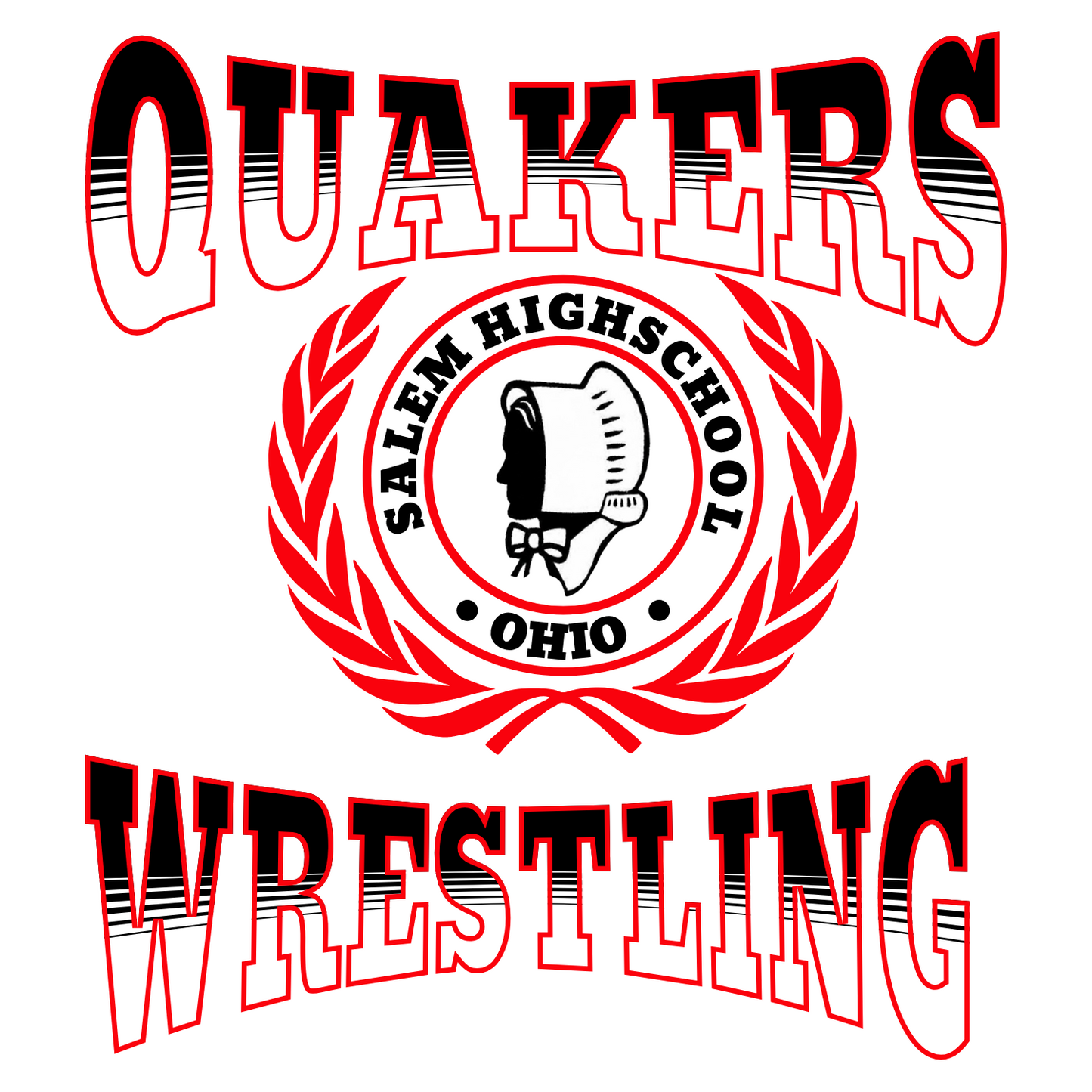 Salem Quakers Wrestling DM130 District ® Perfect Tri ® Tee 22