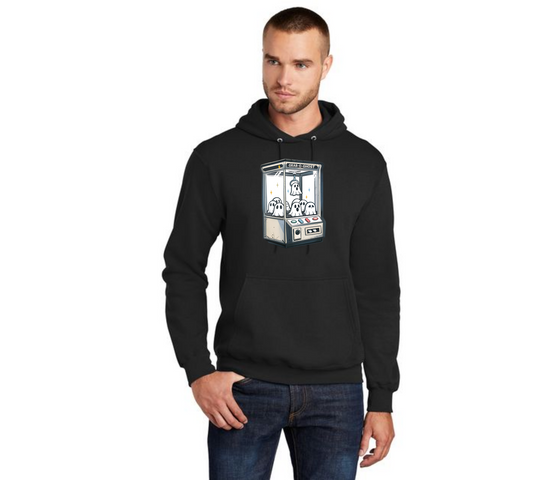 HALLOWEEN GRAB A GHOST PC78H Port & Company® Core Fleece Pullover Hooded Sweatshirt HW-16