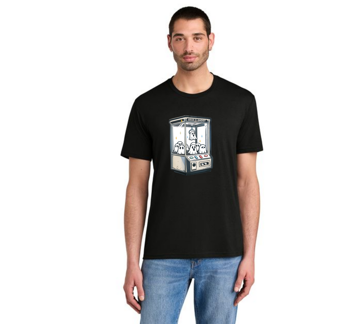 HALLOWEEN GRAB A GHOST DM130 District ® Perfect Tri Tee HW-16